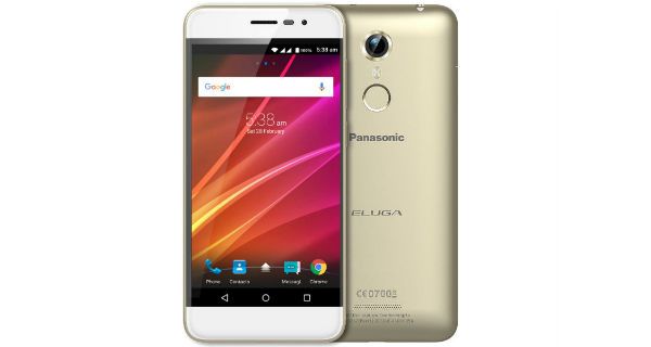 Panasonic Eluga Arc Front and Back Panasonic Eluga Arc Front and Back
