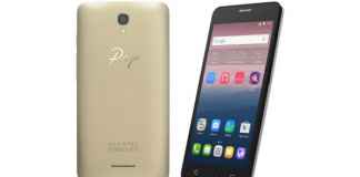 Alcatel Pop Star Front and Back