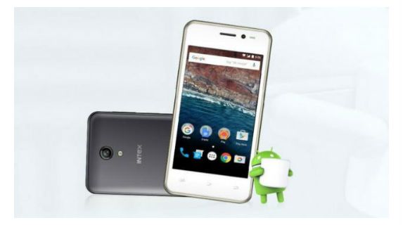 Intex Aqua E4 Front and Back Intex Aqua E4 Front and Back