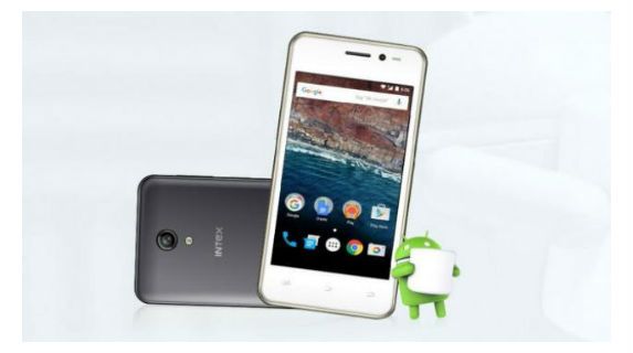 Intex Aqua E4 Front and Back