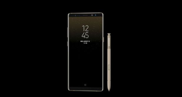 galaxy note 8 front