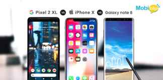 iPhoneX v/s Pixel2 XL v/s Galaxy Note 8