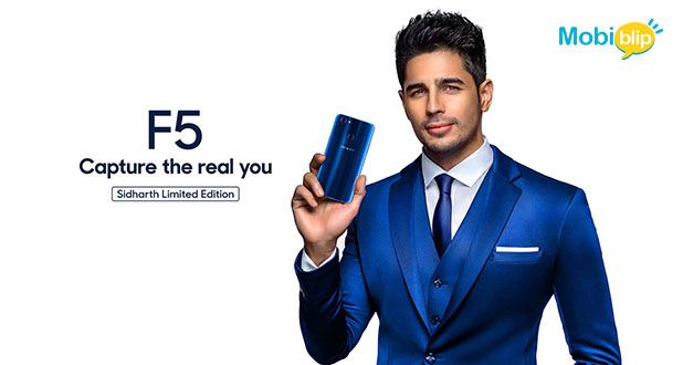 Oppo F5 Sidharth Edition