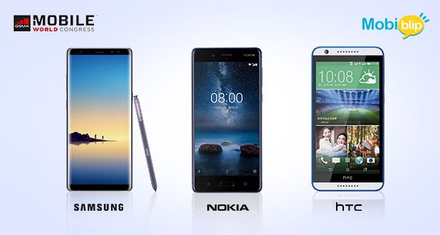 Samsung, Noika, HTC in MWC
